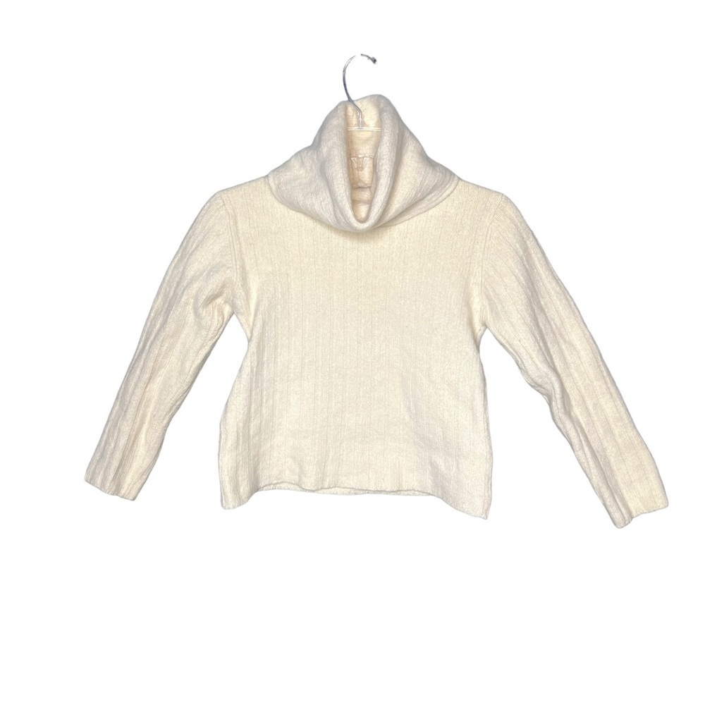 Rosanna Lambswool Cropped Cowl Turtleneck